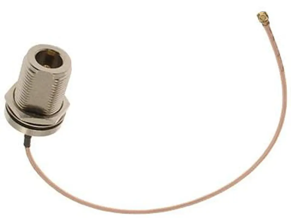 ⁨U.fl connector to N female socket⁩ at Wasserman.eu