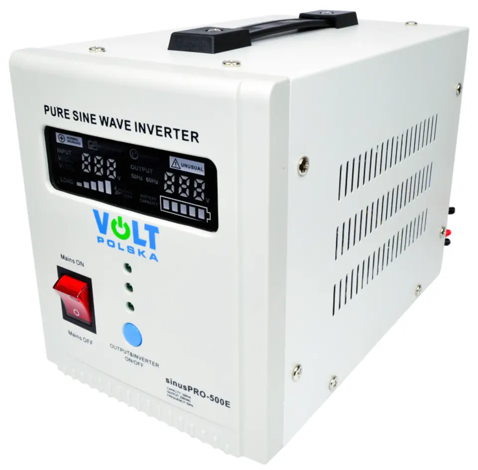 ⁨Inverter 12V/230V 500VA Zasilacz awaryjny Volt SinusPRO-500E⁩ w sklepie Wasserman.eu