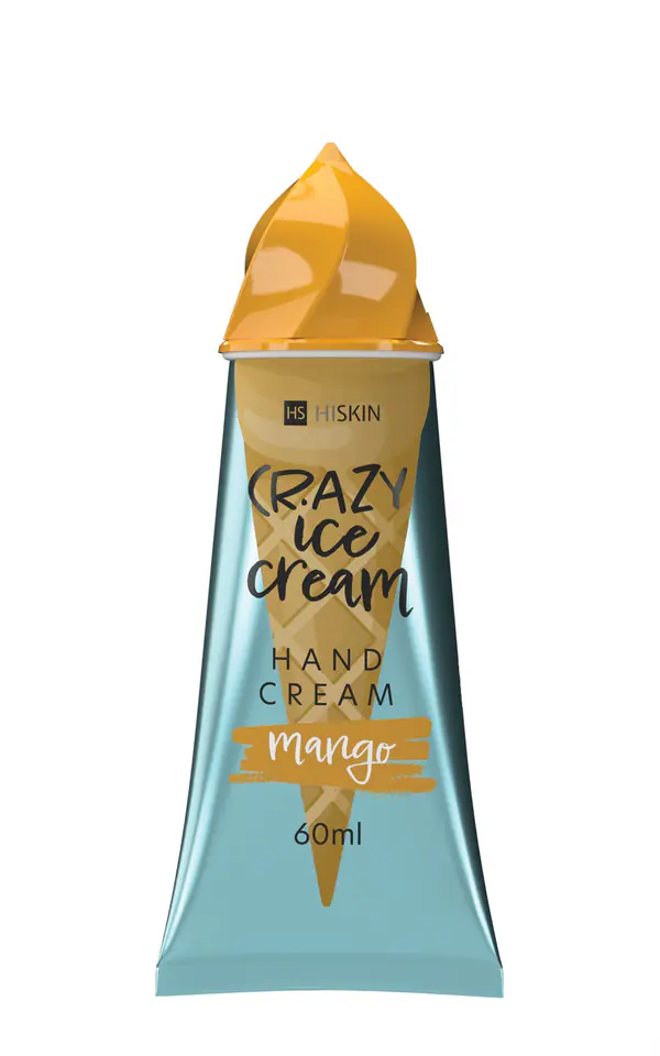 ⁨HISKIN Crazy Ice Cream Krem do rąk - Mango 60 ml⁩ w sklepie Wasserman.eu