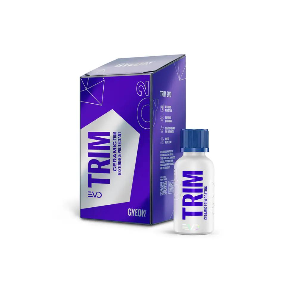 ⁨Gyeon Q2 Trim EVO 30ml - powłoka do zabezpieczenia tworzyw sztucznych⁩ w sklepie Wasserman.eu