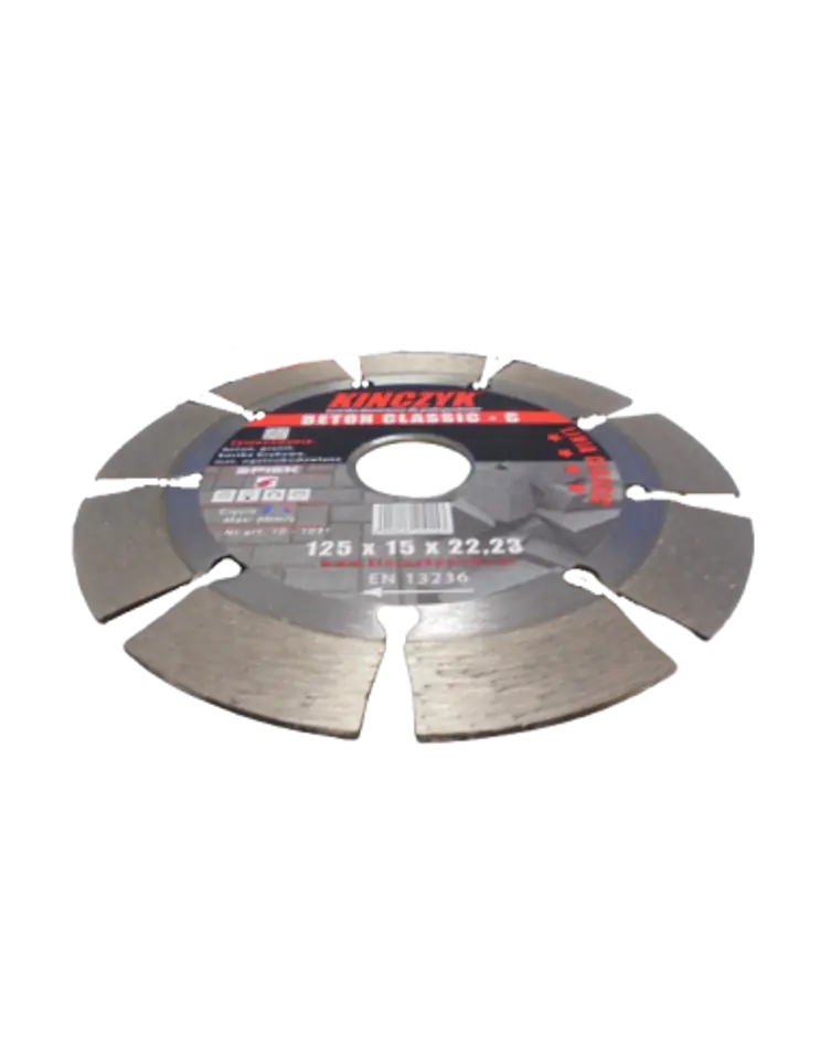 Tarcza diamentowa Kinczyk Turbo Classic-C 10-1031 125x22,2 mm w sklepie Wasserman.eu