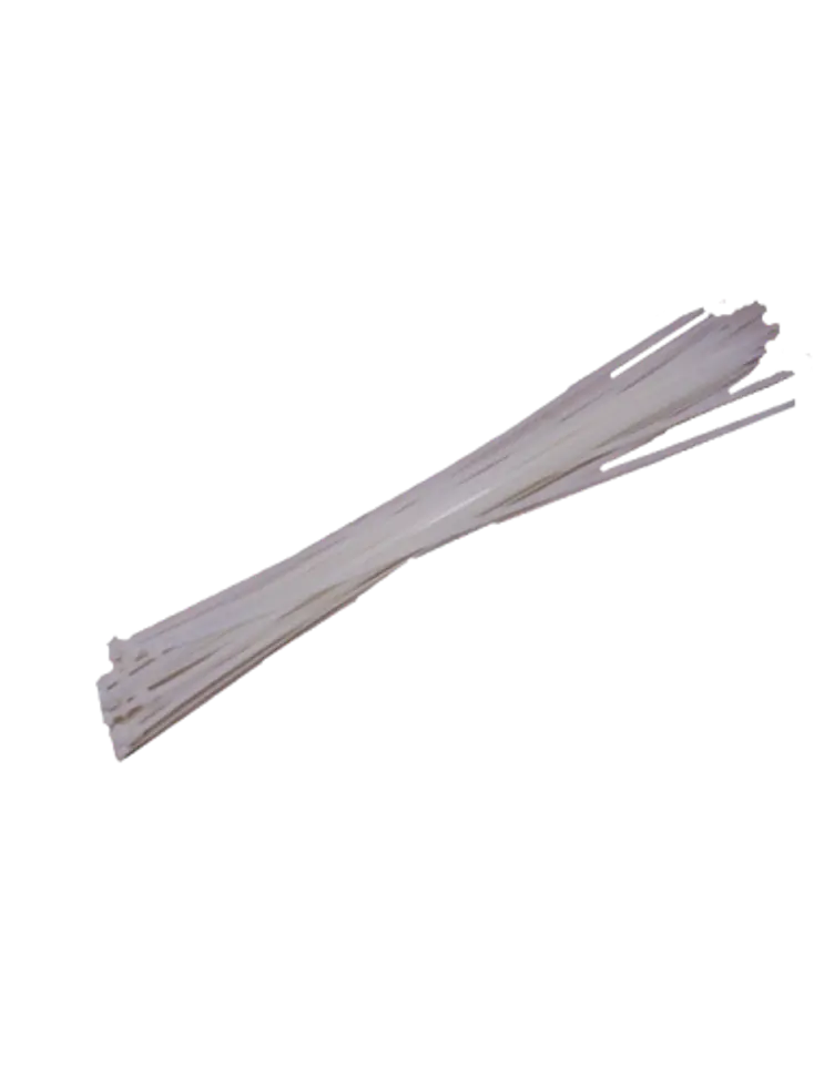 ⁨Opaska kablowa trytytka szprajs Stalco 8,8 mm x 780 mm 100 szt. białe⁩ w sklepie Wasserman.eu