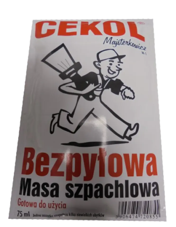 ⁨Gotowa masa szpachlowa bezpyłowa Cekol M-1 75 ml saszetka⁩ w sklepie Wasserman.eu