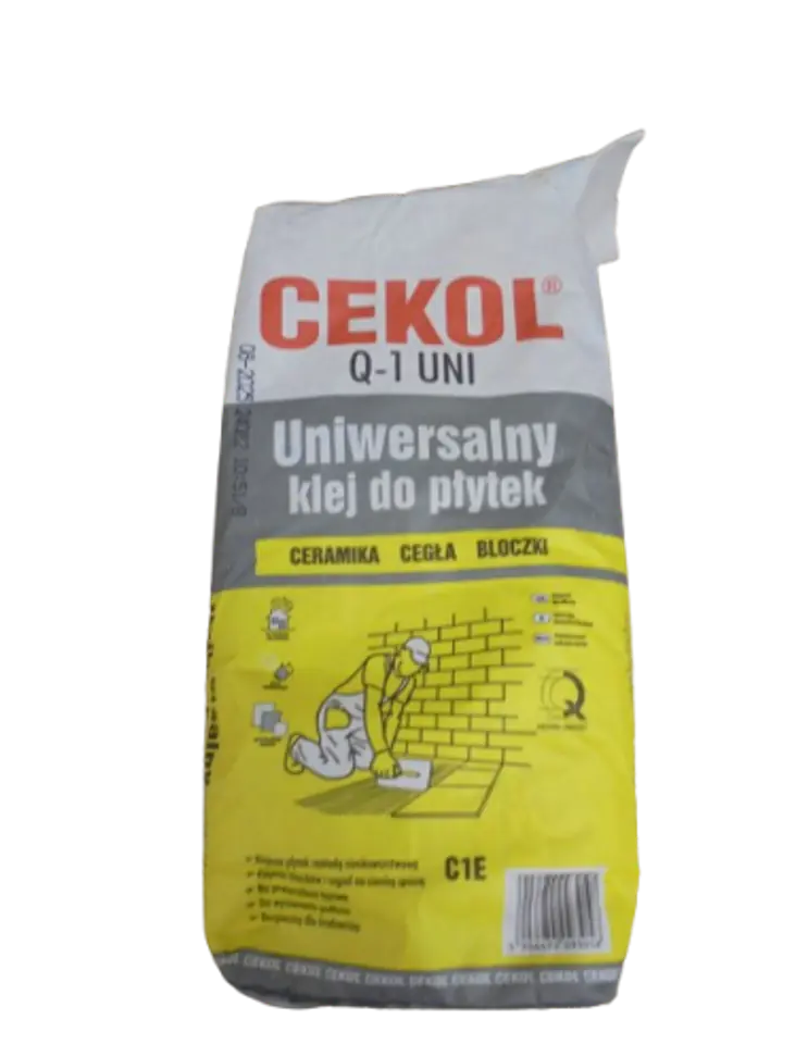 ⁨Uniwersalny klej do płytek Cekol Q-1 Uni 5 kg⁩ w sklepie Wasserman.eu