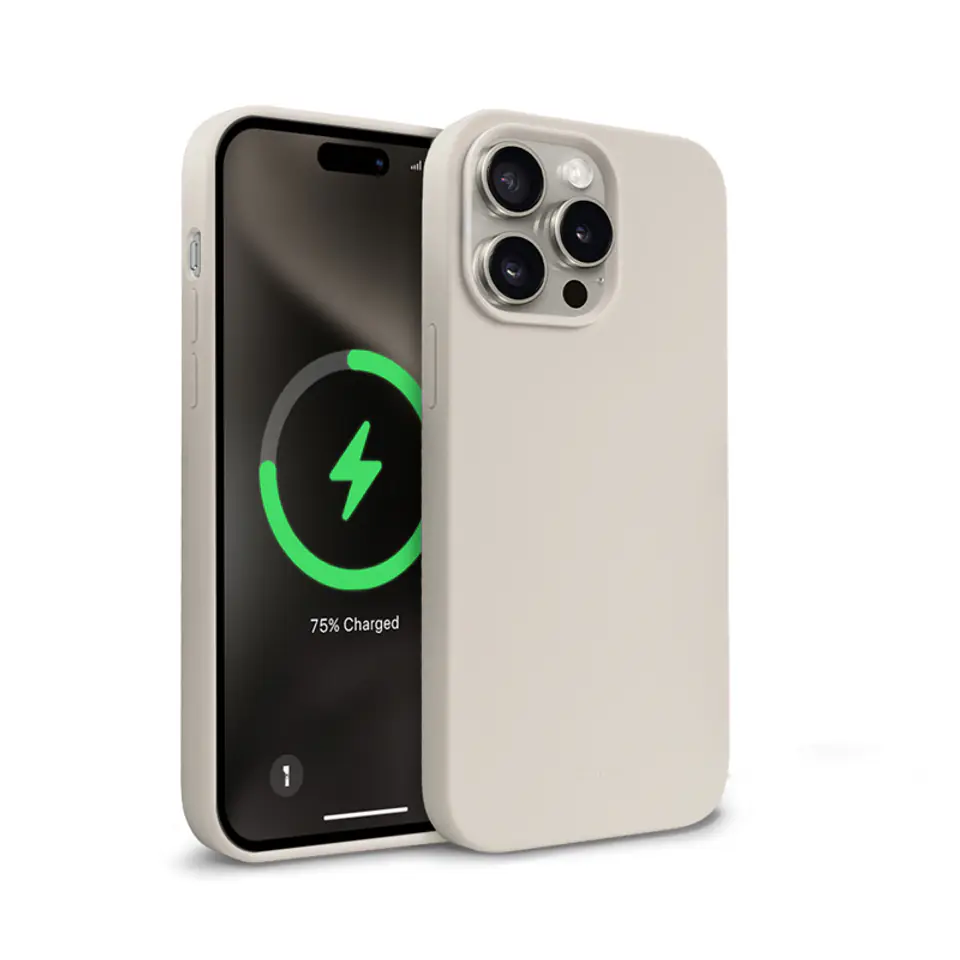 Case iPhone 15 Pro Max MagSafe stone beige at Wasserman.eu