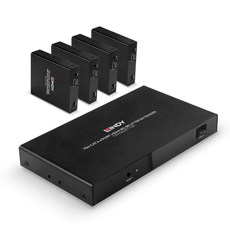 Lindy 70M 4 Port Cat.6 Hdmi 4K60 w sklepie Wasserman.eu