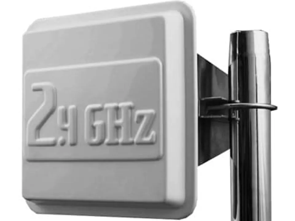 2.4 GHz microstrip antenna 17 dbi N gold socket at Wasserman.eu