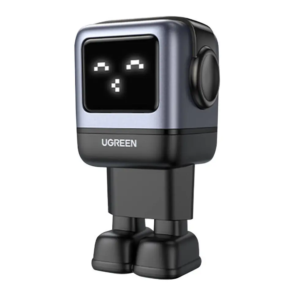 ⁨Ładowarka sieciowa Ugreen Nexode RG (Robot GaN), 2x USB-C + USB, 65W (czarna)⁩ w sklepie Wasserman.eu