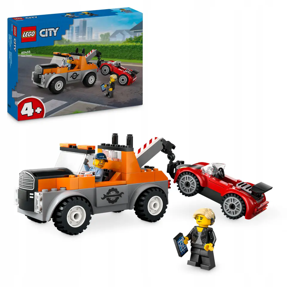 ⁨LEGO CITY Samochód pomocy drogowej i naprawa sportowego auta 60435⁩ w sklepie Wasserman.eu