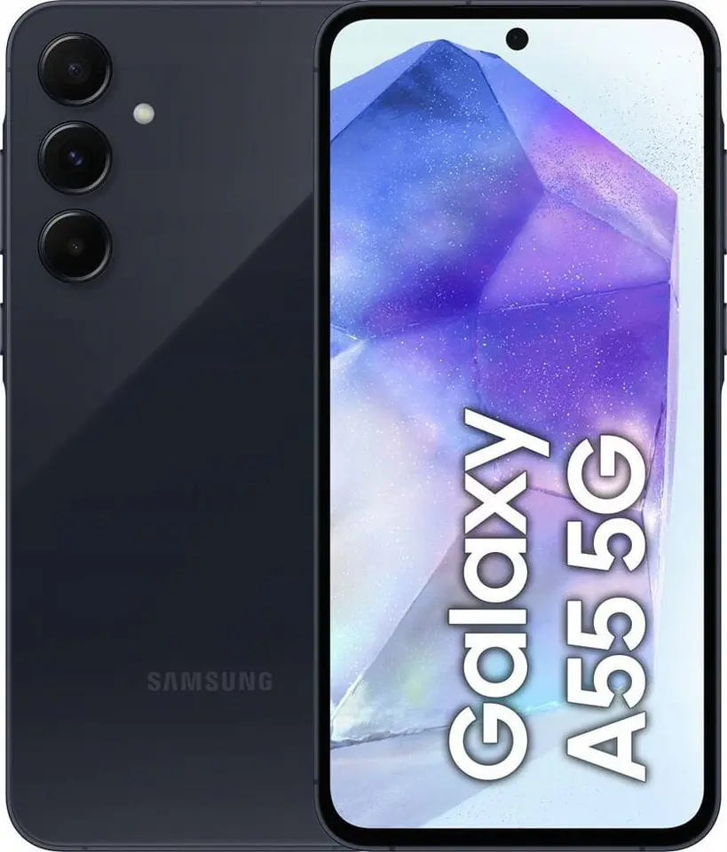 ⁨Smartphone SAMSUNG Galaxy A55 5G 8/128 GB Czarny 128 GB Czarny SM-A556BZK⁩ w sklepie Wasserman.eu