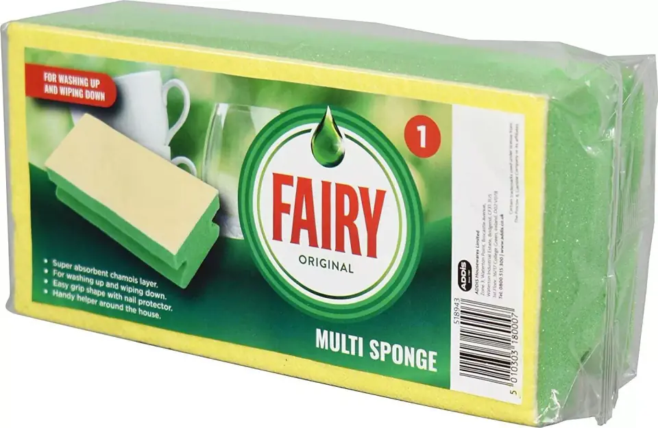 ⁨Fairy Original Multi Sponge Gąbka z Irchą⁩ w sklepie Wasserman.eu