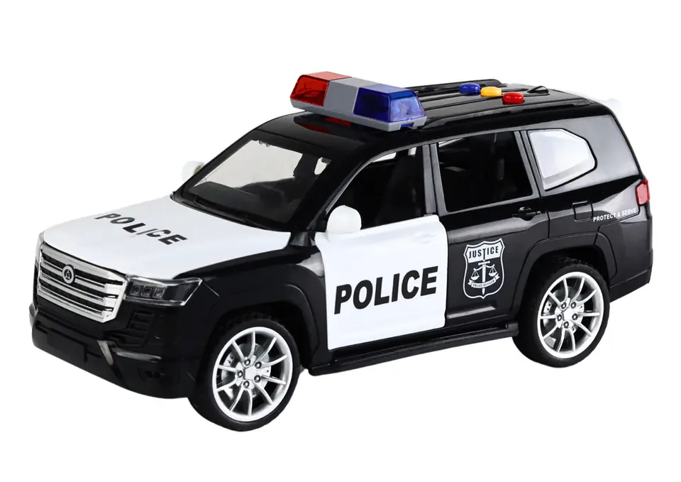 ⁨Radiowóz Policyjny Auto Policja Dźwięk Światła Otwierane Drzwi 1:14⁩ w sklepie Wasserman.eu