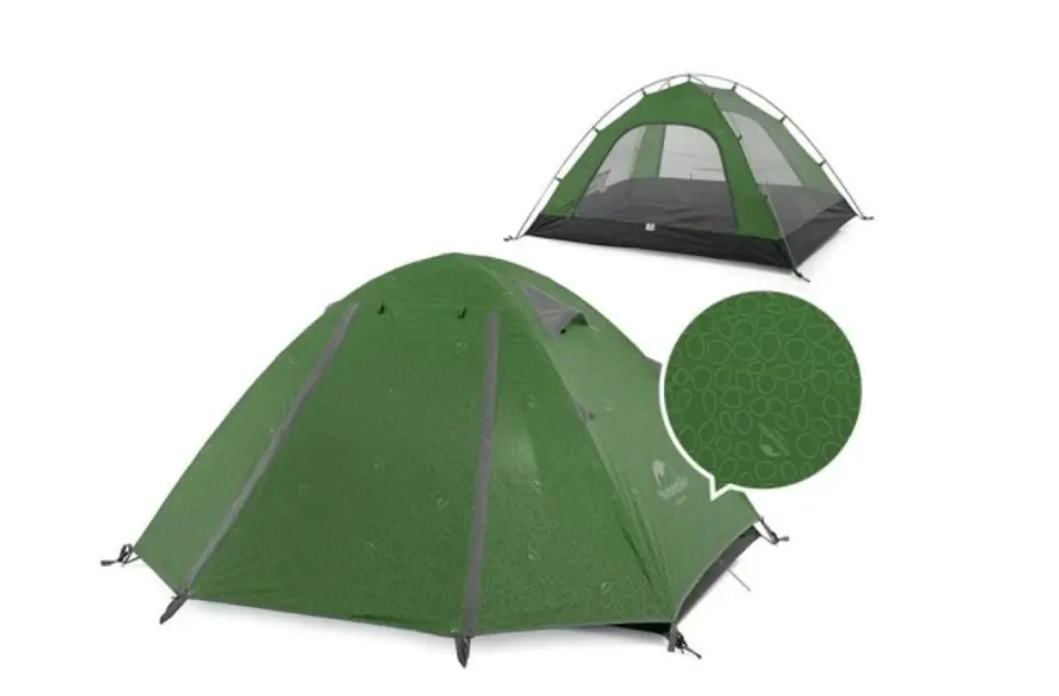 ⁨Tent NATUREHIKE P-SERIES 4 UV NH18Z044-P FOREST GREEN Green⁩ at Wasserman.eu