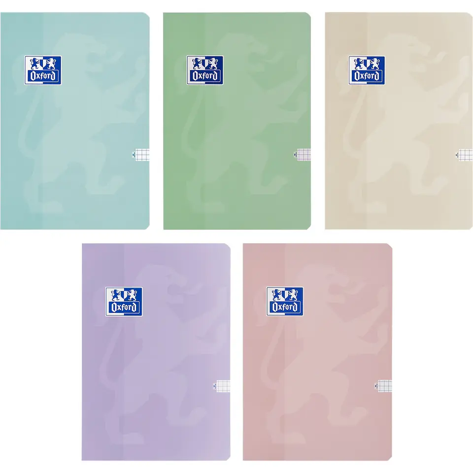 ⁨Zeszyt szkolny B5 Brulion pastelowy 60 kartek w kratkę TOUCH PASTEL 400175358 OXFORD⁩ w sklepie Wasserman.eu
