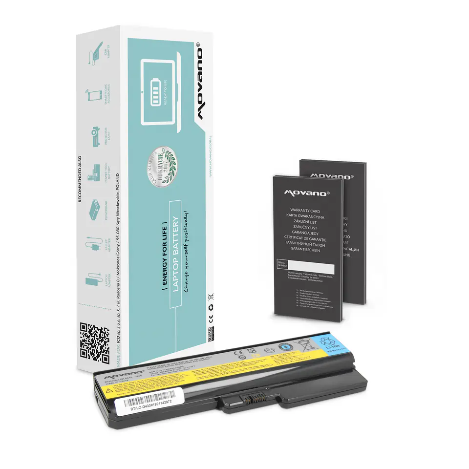 ⁨Bateria Movano do Lenovo IdeaPad G450, G530, G550⁩ w sklepie Wasserman.eu