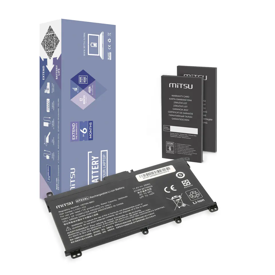 Bateria Mitsu do HP 240 G7, 250 G7, 340 G5 w sklepie Wasserman.eu
