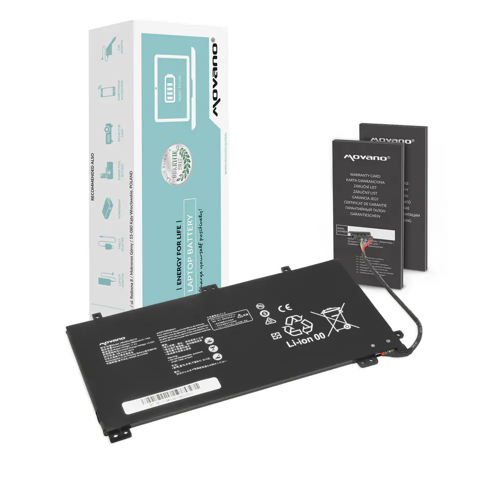 ⁨Bateria Movano do Huawei Matebook 13⁩ w sklepie Wasserman.eu
