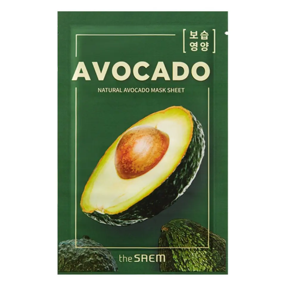 ⁨SAEM Natural Avocado Maska w płachcie - Awokado⁩ w sklepie Wasserman.eu