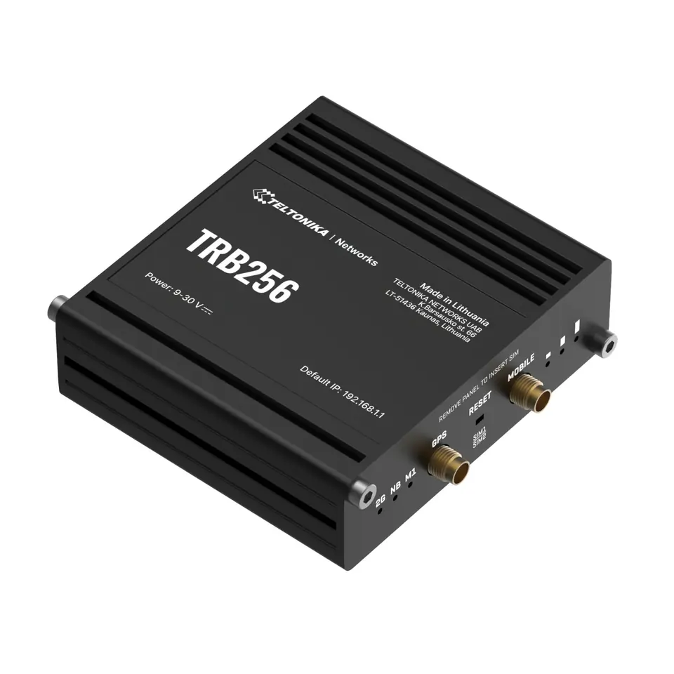 ⁨LTE M1/NB-IoT Router | TRB256 | 10/100 Mbps Mbit/s | Ethernet LAN (RJ-45) ports 1 | Mesh Support No | MU-MiMO No | 4G⁩ at Wasserman.eu