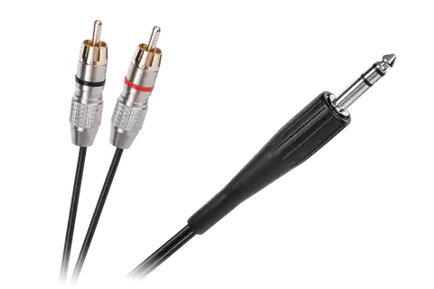 ⁨KPO3867-1.8 Stereo 6.3 jack cable - 2rca 1.8m⁩ at Wasserman.eu