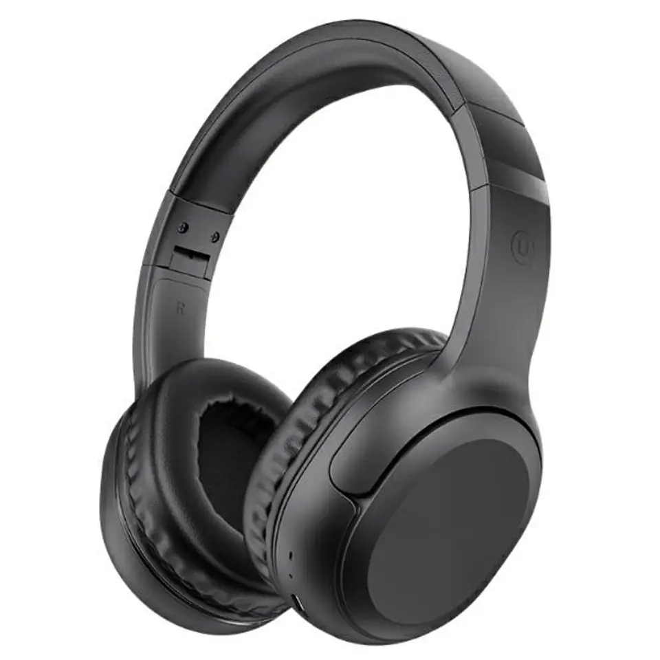 ⁨USAMS Słuchawki Bluetooth 5.3 nauszne Yun Series czarny/black TDLYEJYX01 (USAMS-YG23)⁩ w sklepie Wasserman.eu