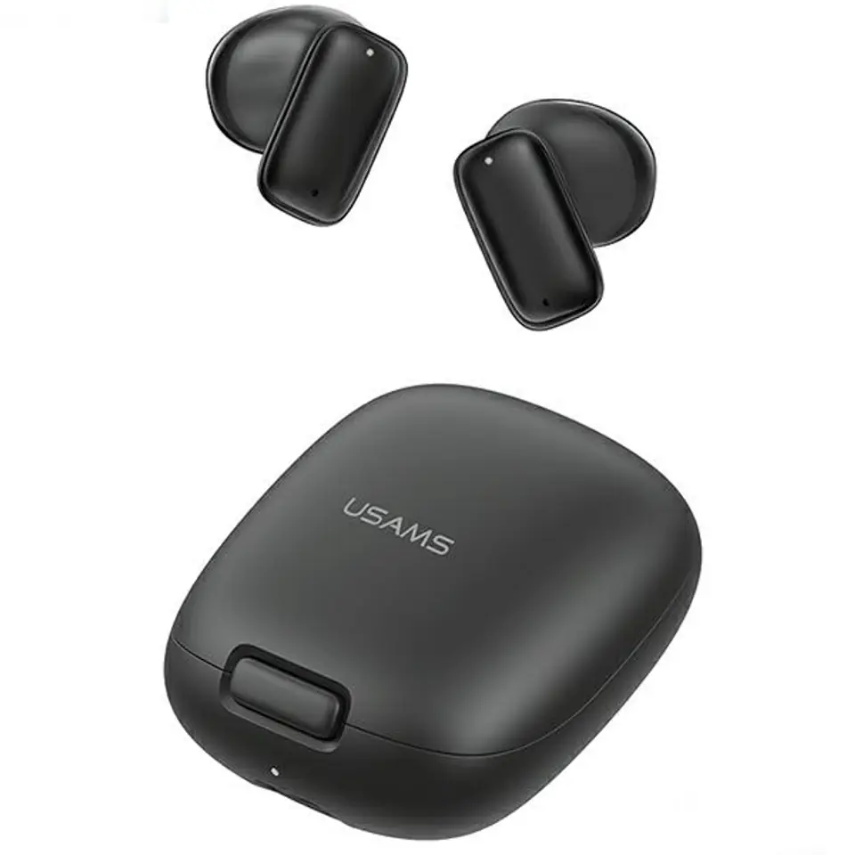⁨USAMS Słuchawki Bluetooth 5.3 TWS ID Series bezprzewodowe czarny/black BHUID01 (ID25)⁩ w sklepie Wasserman.eu
