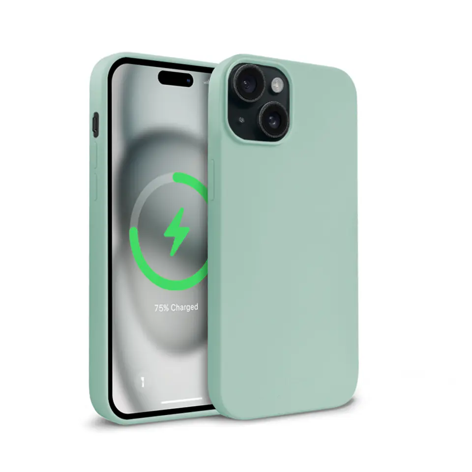 ⁨Etui iPhone 15 MagSafe mint⁩ at Wasserman.eu