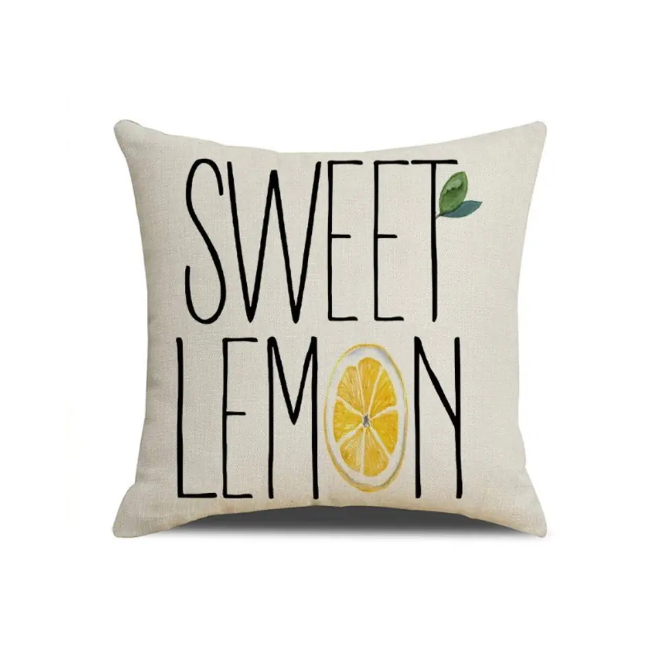 ⁨Poszewka na poduszkę 45 x 45 cm SWEET LEMON POD163⁩ w sklepie Wasserman.eu