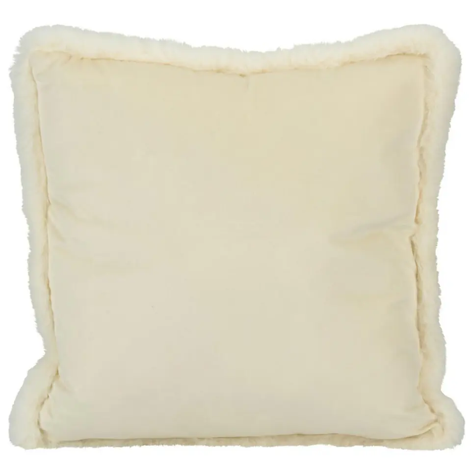 Kissen Samt weiß 45x45 cm im Wasserman.eu