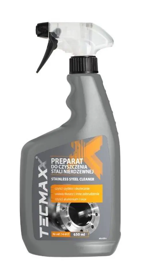 ⁨PREPARAT DO CZYSZCZENIA STALI NIERDZEWNEJ 650ml 14-017 TECMAXX⁩ w sklepie Wasserman.eu