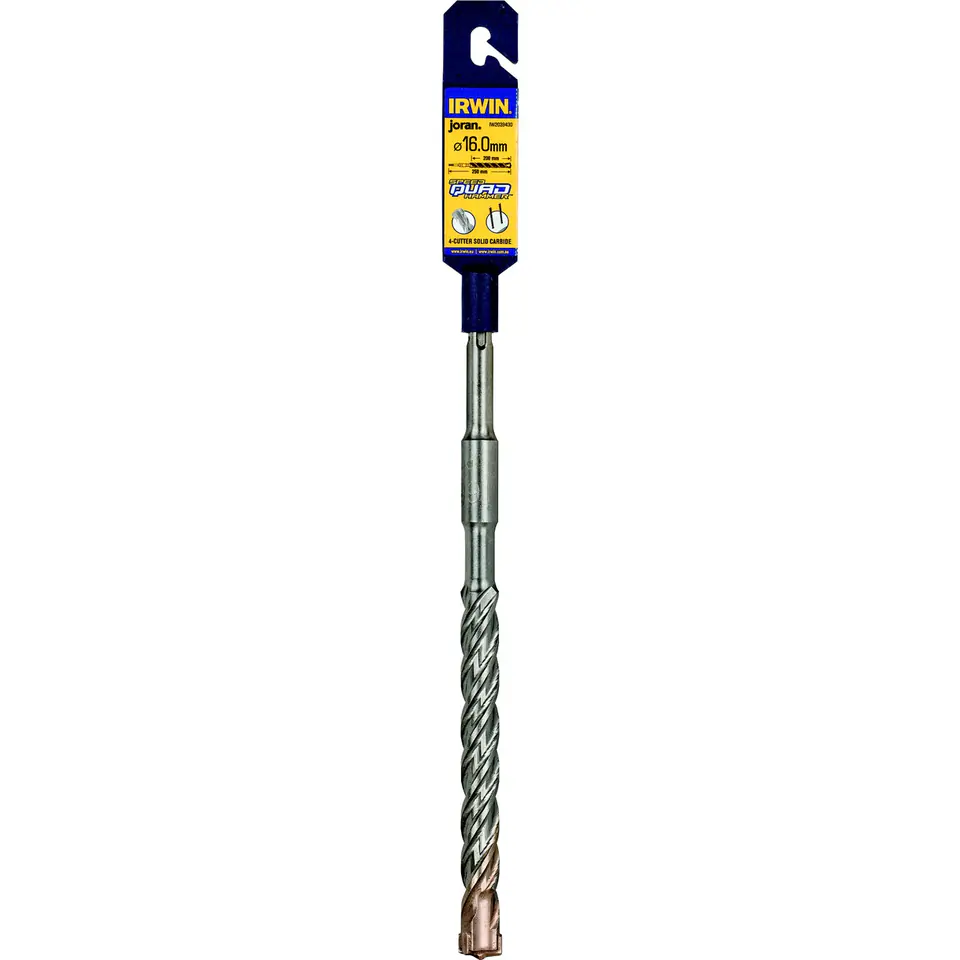 WIERTŁO SDS-plus 16x250 mm SPEEDHAMMER QUAD IRWIN w sklepie Wasserman.eu