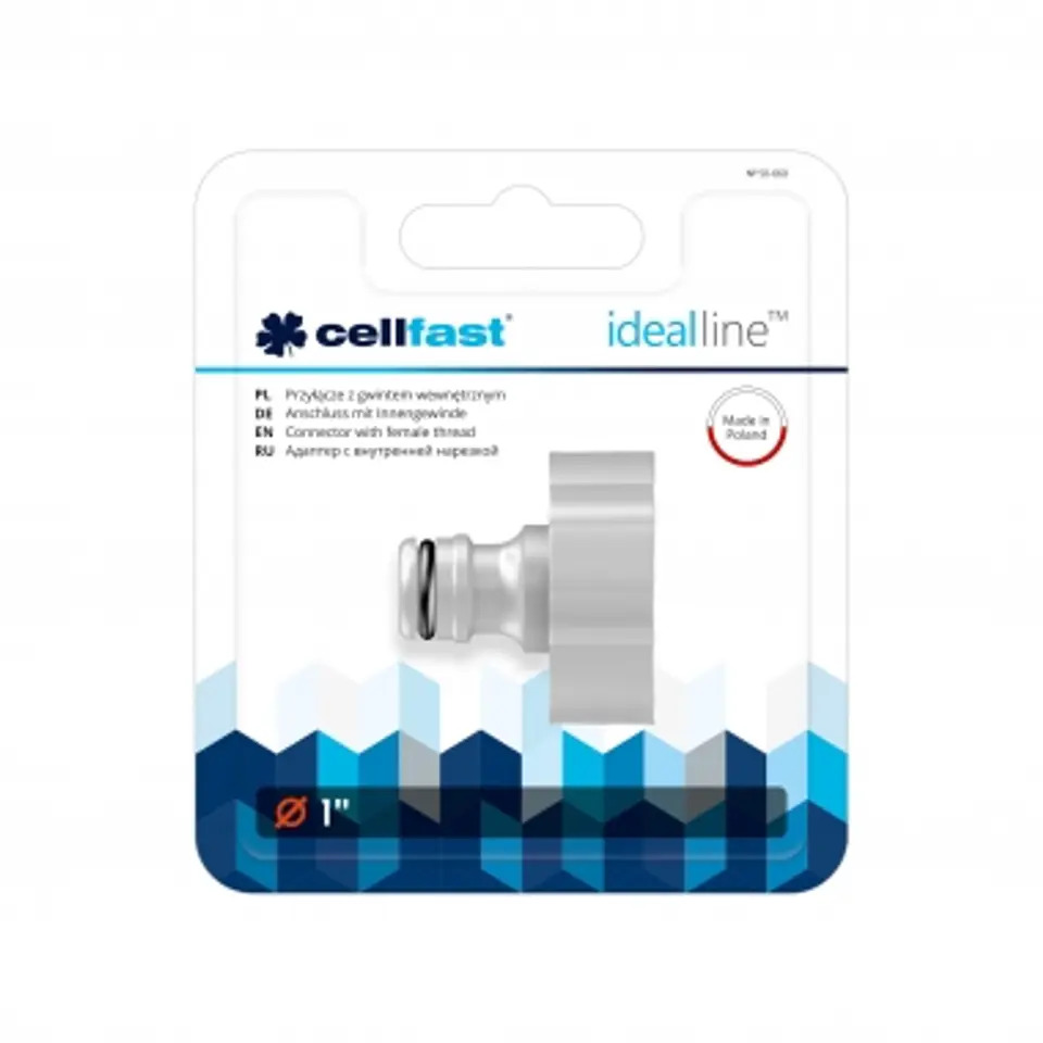 ⁨PRZYŁĄCZE Z GWINTEM WEWNĘTRZYN 1" IDEAL LINE PLUS CELLFAST⁩ w sklepie Wasserman.eu