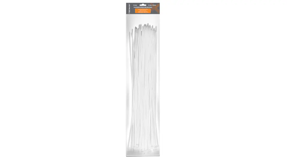 OPASKA KABLOWA BIAŁA 9,0x750mm (50 SZT.) TECMAXX AMTRA w sklepie Wasserman.eu