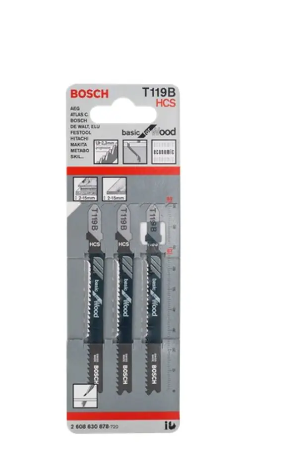 ⁨BRZESZCZOT T 119 B (3szt.) HCS BOSCH⁩ w sklepie Wasserman.eu