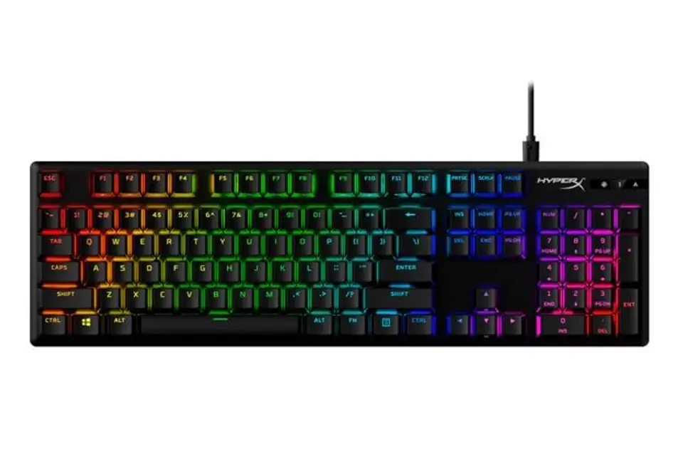 ⁨Klawiatura Przewodowa HYPERX Alloy Origins PBT HX Red⁩ w sklepie Wasserman.eu