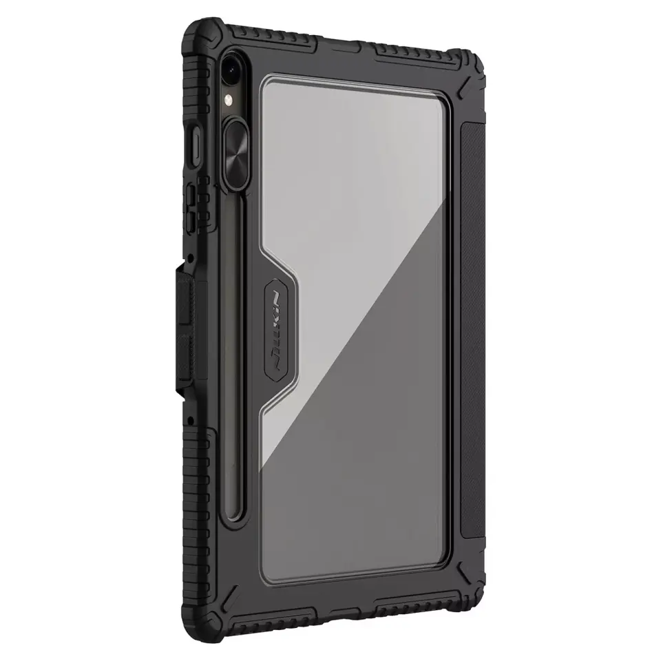 ⁨Etui Nillkin Bumper Leather Case Pro do Samsung Galaxy Tab S9 - czarne⁩ w sklepie Wasserman.eu