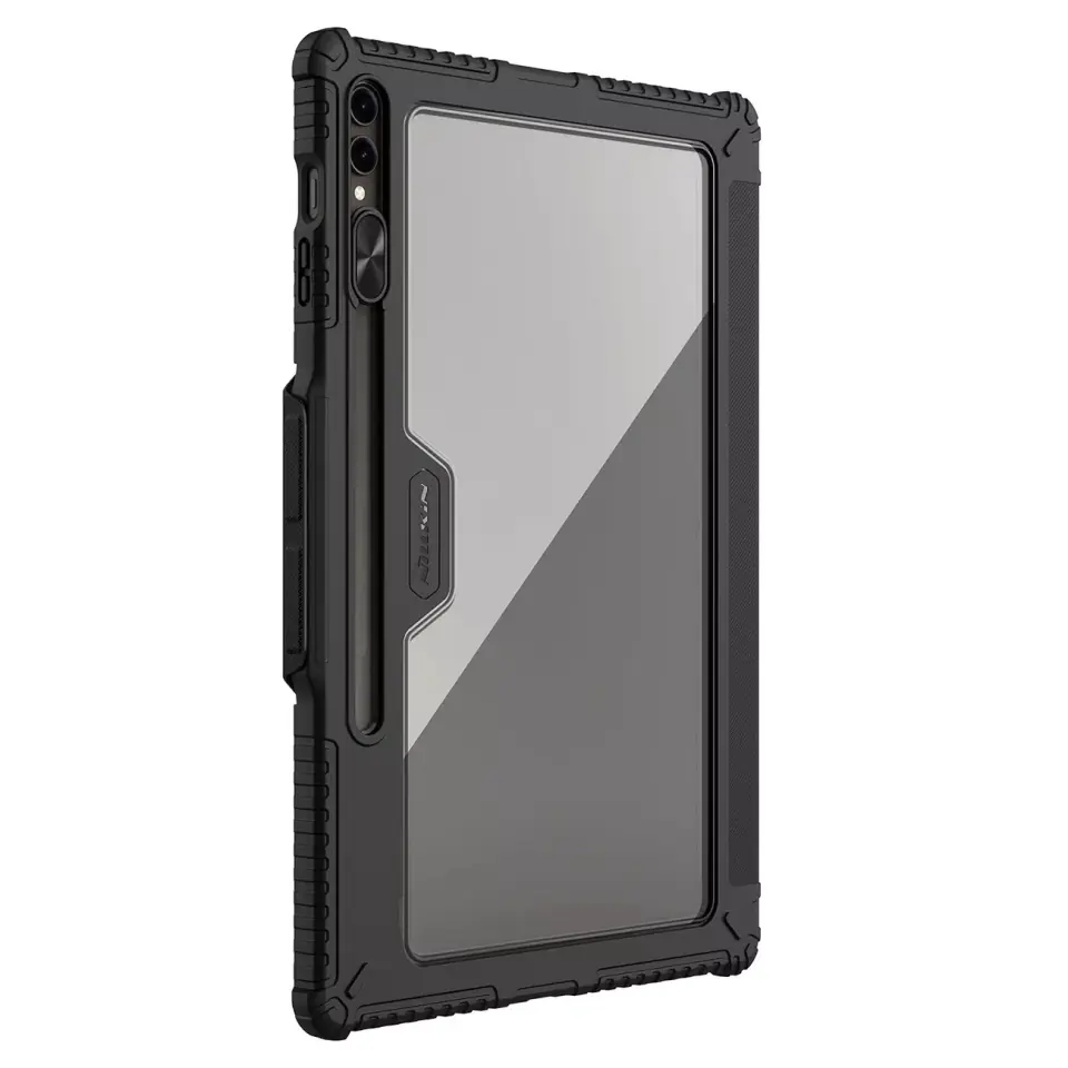 ⁨Etui Nillkin Bumper Leather Case Pro do Samsung Galaxy Tab S9 Ultra - czarne⁩ w sklepie Wasserman.eu