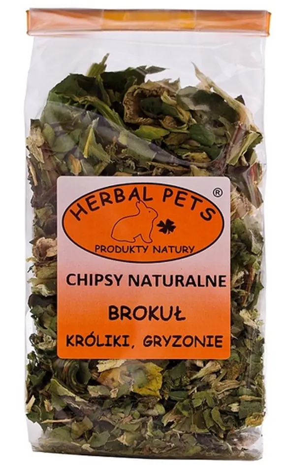 ⁨Herbal Pets Chipsy naturalne - brokuł 50g⁩ w sklepie Wasserman.eu