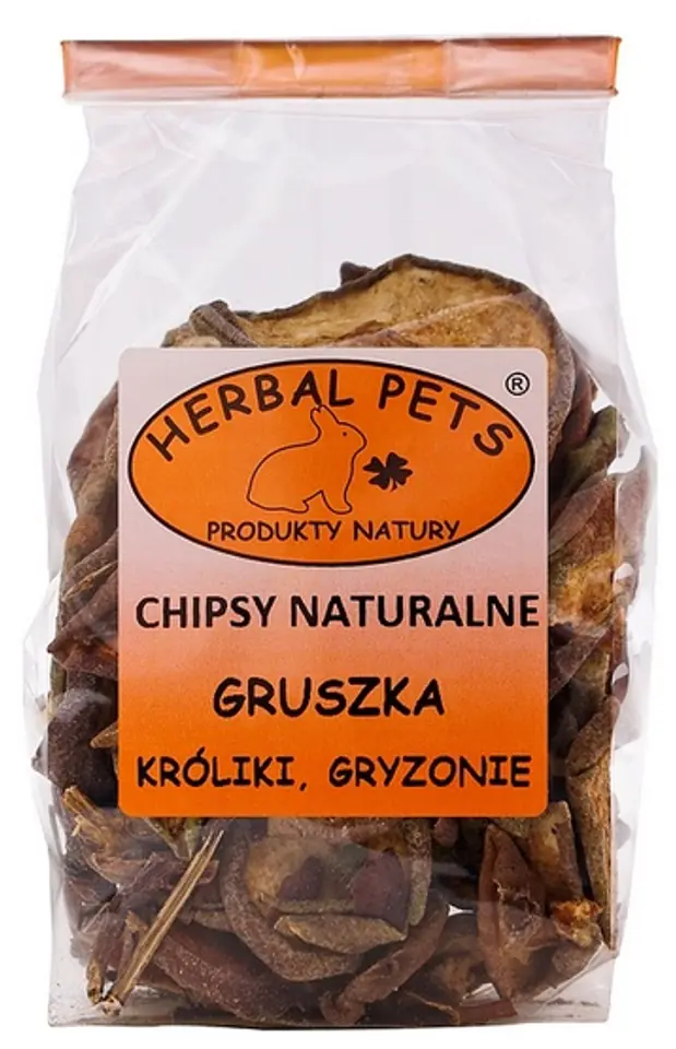 ⁨Herbal Pets Chipsy naturalne - gruszka 75g⁩ w sklepie Wasserman.eu