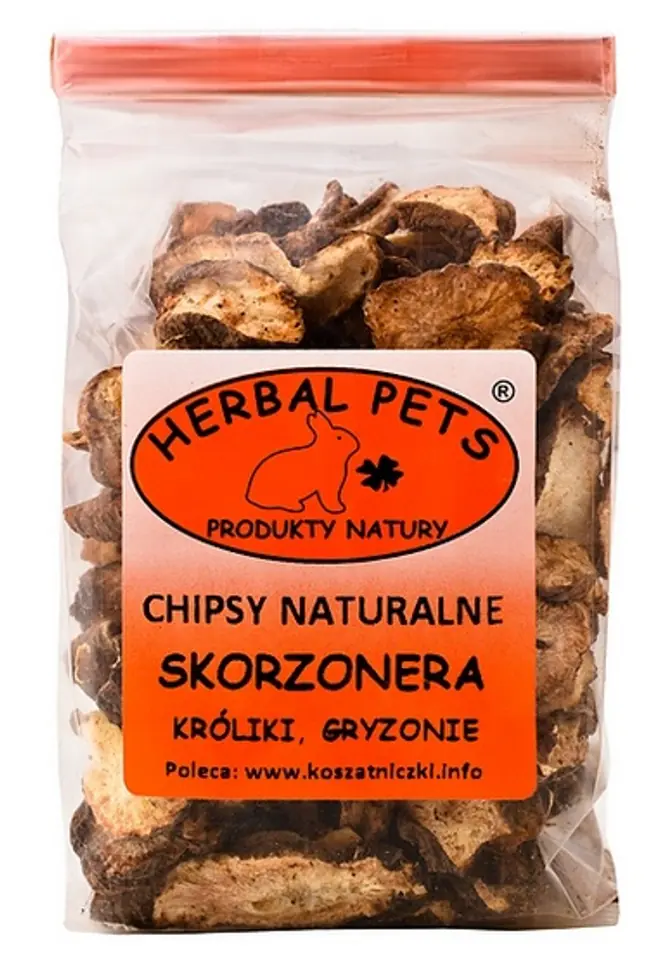 ⁨Herbal Pets Chipsy naturalne - skorzonera 75g⁩ w sklepie Wasserman.eu