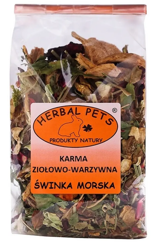 ⁨Herbal Pets Karma ziołowo-warzywna dla świnki morskiej 150g⁩ w sklepie Wasserman.eu