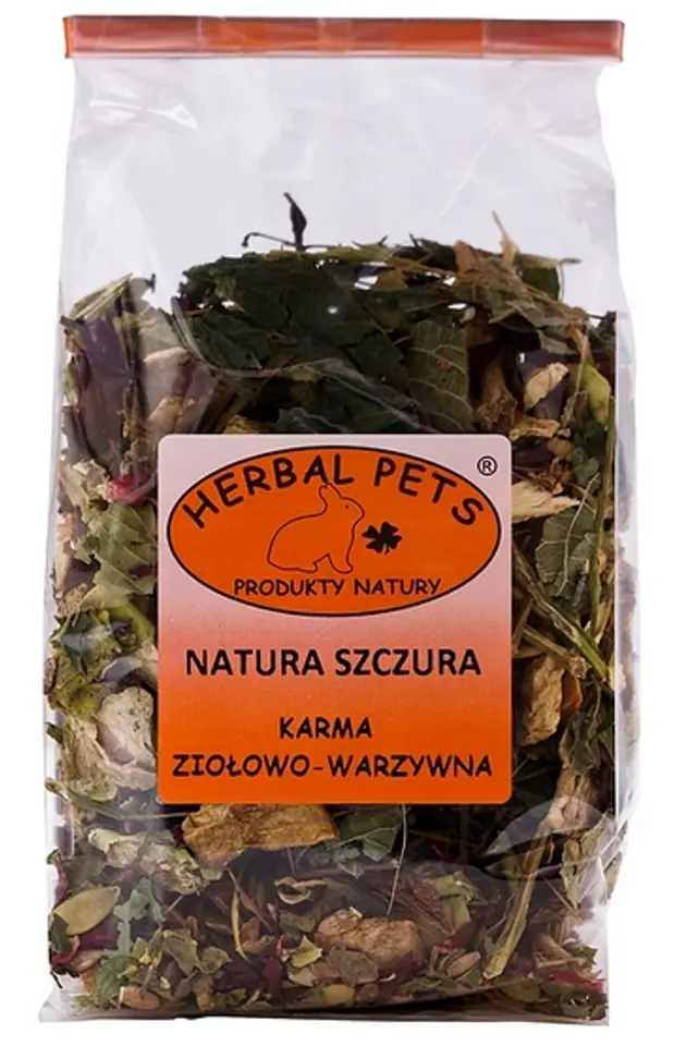 ⁨Herbal Pets Natura szczura - karma ziołowo-warzywna 150g⁩ w sklepie Wasserman.eu