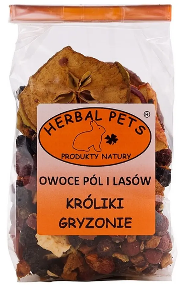 ⁨Herbal Pets Owoce pól i lasów dla królika i gryzoni 100g⁩ w sklepie Wasserman.eu