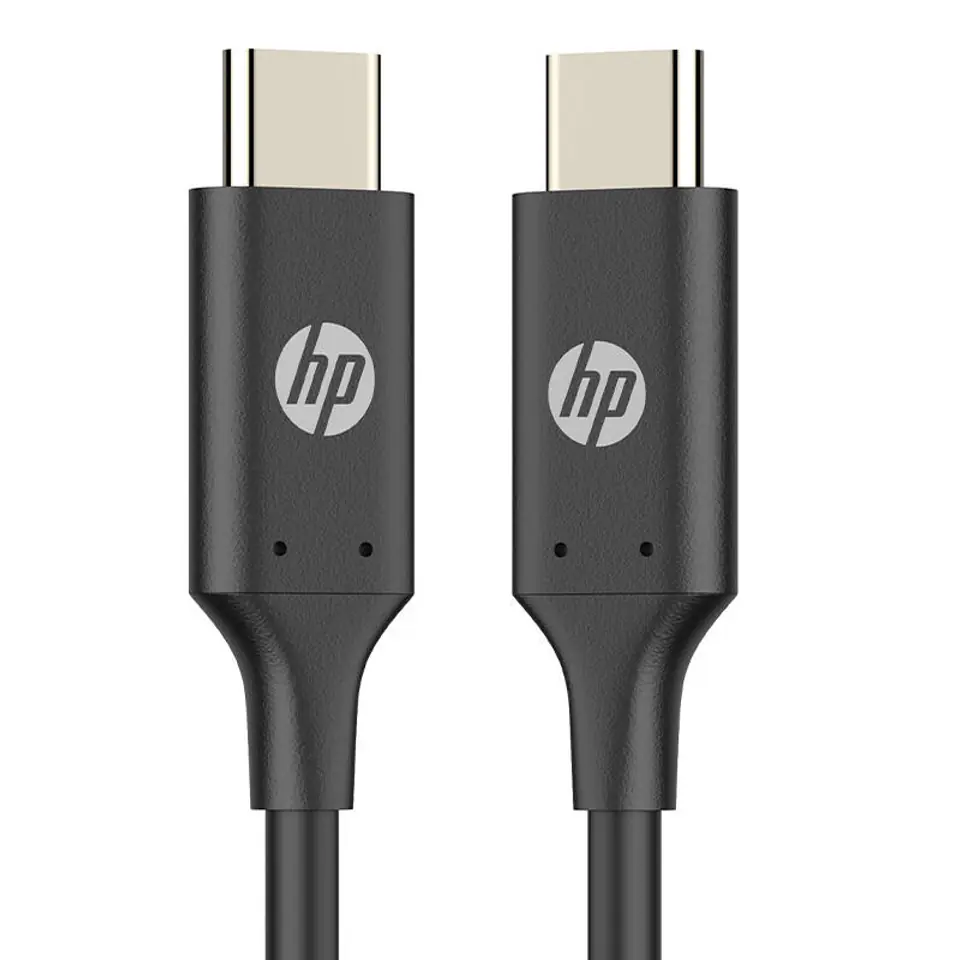 ⁨Kabel USB-C do USB-C HP, 1m (czarny)⁩ w sklepie Wasserman.eu