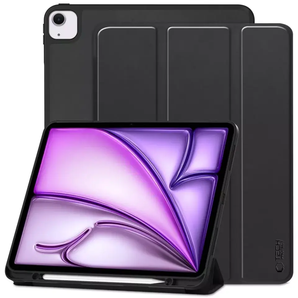 ⁨Etui obudowa SC Pen do Apple iPad Air 13 2024 Black⁩ w sklepie Wasserman.eu