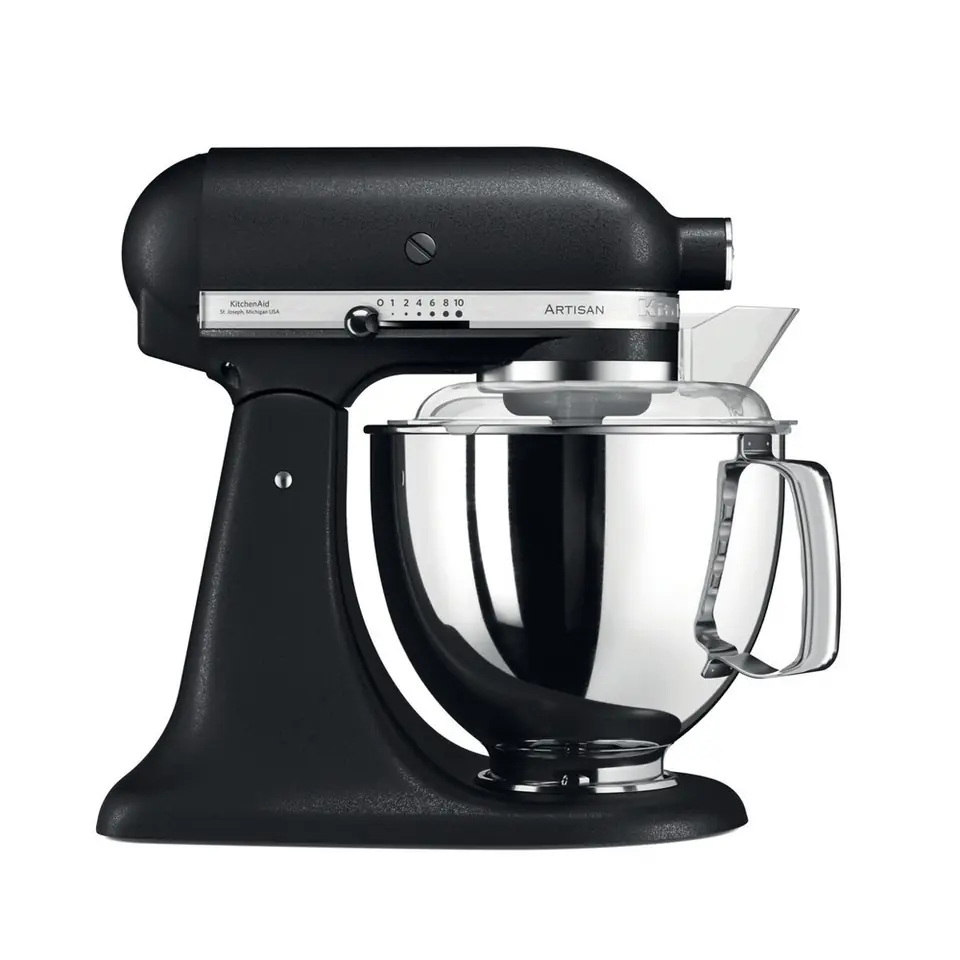 ⁨KitchenAid Artisan food processor 300 W 4.8 L Black⁩ at Wasserman.eu