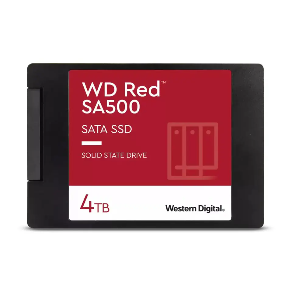 ⁨Western Digital Red WDS400T2R0A internal solid state drive 2.5" 4 TB Serial ATA III 3D NAND⁩ at Wasserman.eu