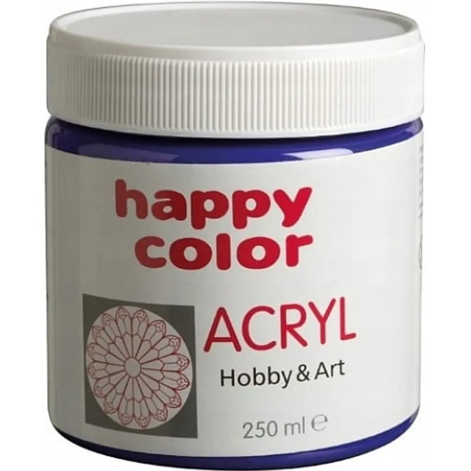 ⁨Farba akrylowa 250ml kobaltowy HA 7370 0250-36 Happy Color⁩ w sklepie Wasserman.eu