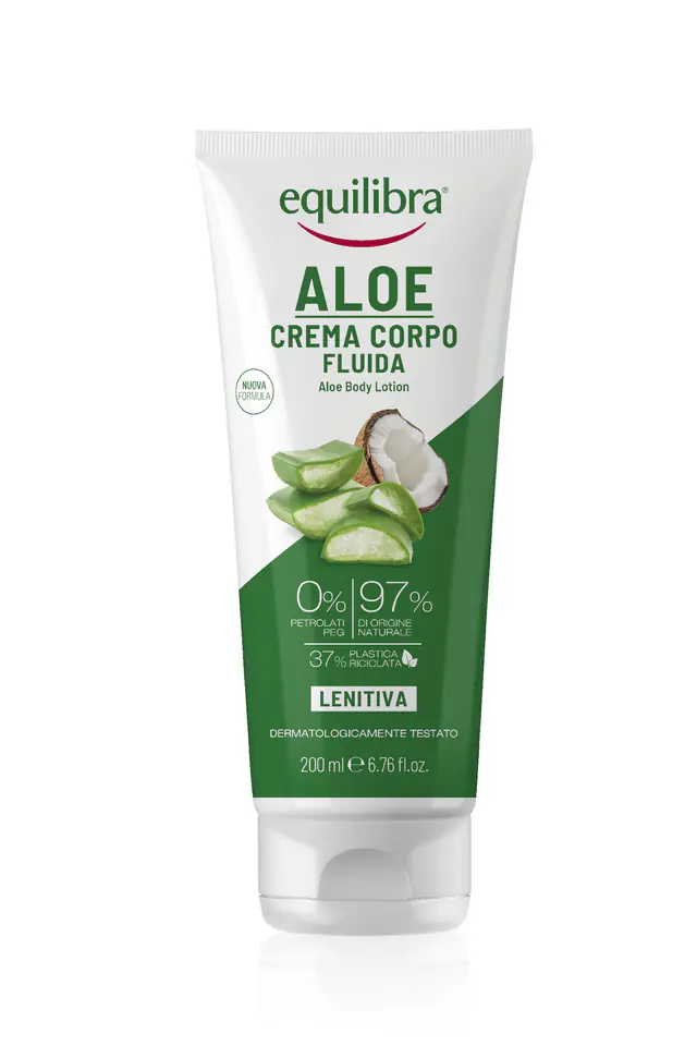 ⁨EQUILIBRA Aloesowy balsam do ciała 200 ml⁩ w sklepie Wasserman.eu