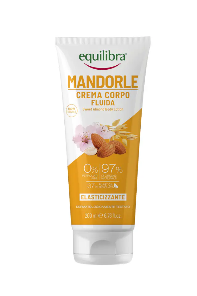 ⁨EQUILIBRA Balsam do ciała Słodkie Migdały 200 ml⁩ w sklepie Wasserman.eu